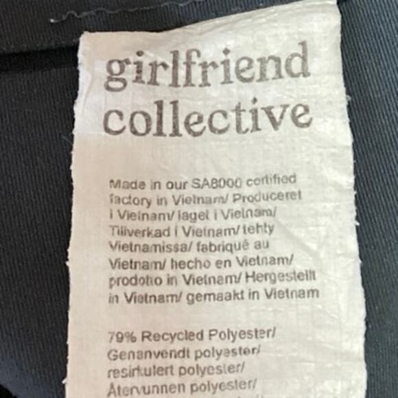 Girlfriend Collective Blue High Rise Ankle Plain Workout Leggings Size XS - Picture 4 of 4